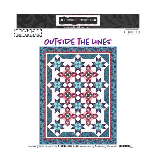 Cover of the Studio E - Outside the Lines - Quilt Pattern pattern