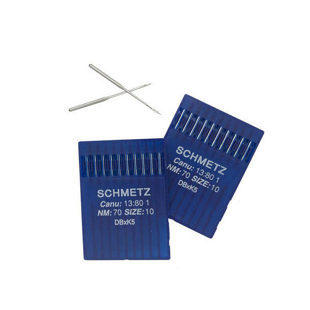 Schmetz Embroidery Needles 70/10 DBxK5 Normal Ball Point (NB) 10Pk sewing needle package