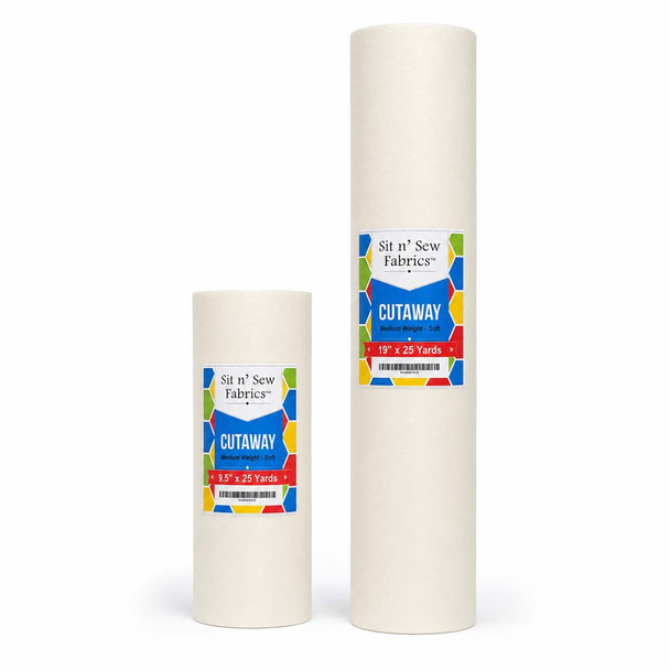 Cutaway Embroidery Backing/Stabilizer - Medium Weight - Soft