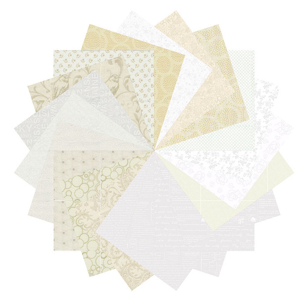 Mixed Creams - Fat Quarter Bundle/14pc