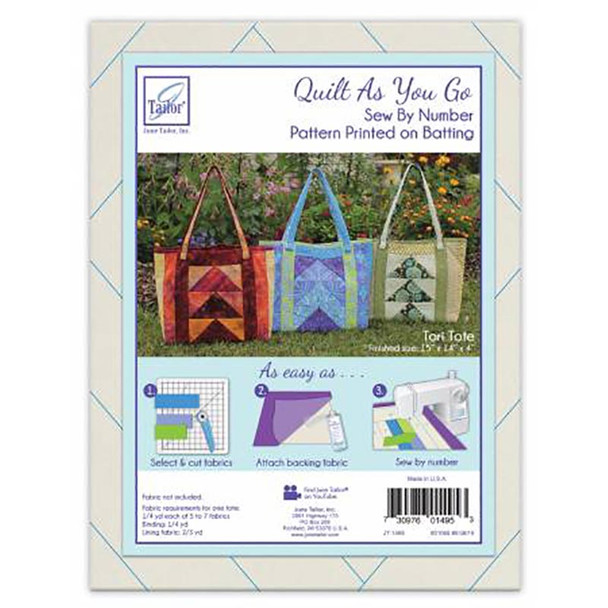 Quilt As You Go - Tori Tote Bag