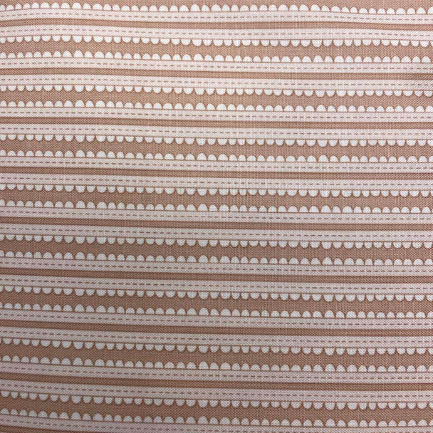 Tan Basically Hugs Stripe quilting fabric by Red Rooster