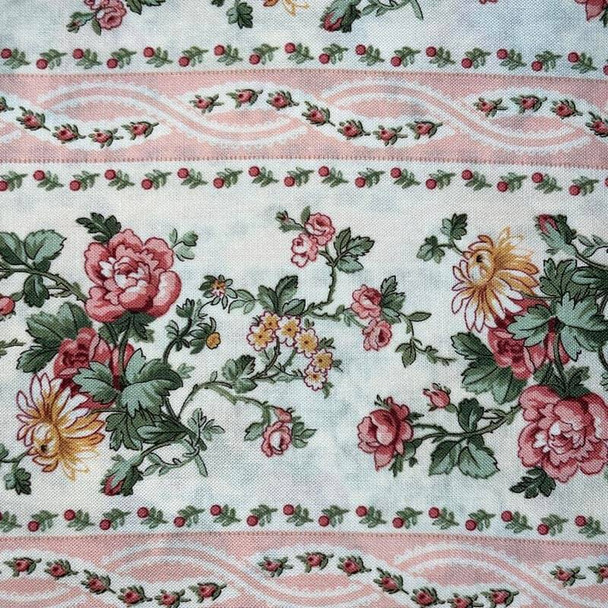 Red Rooster - Antebellum - Border Stripe - Peach