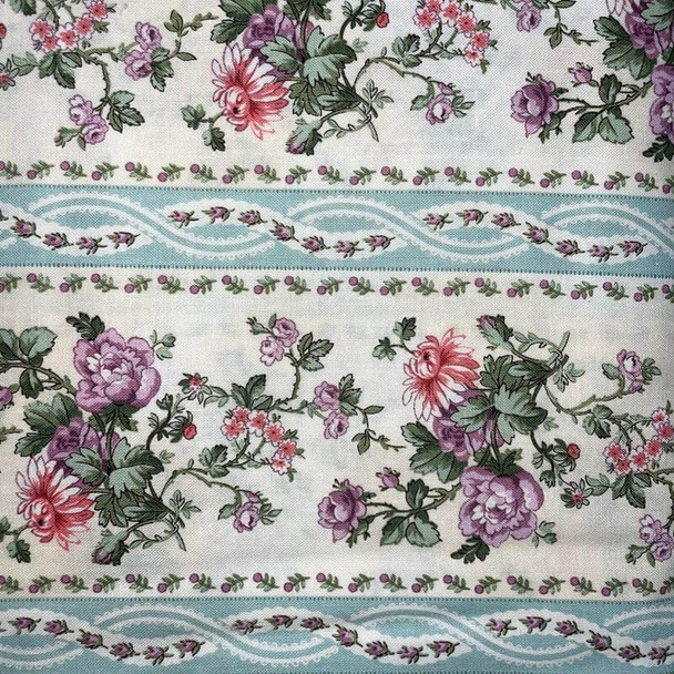 Red Rooster - Antebellum - Border Stripe - Sage