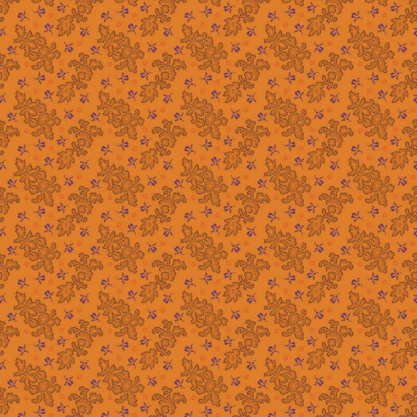 Benartex - Homestead Colonial - Lace - Orange