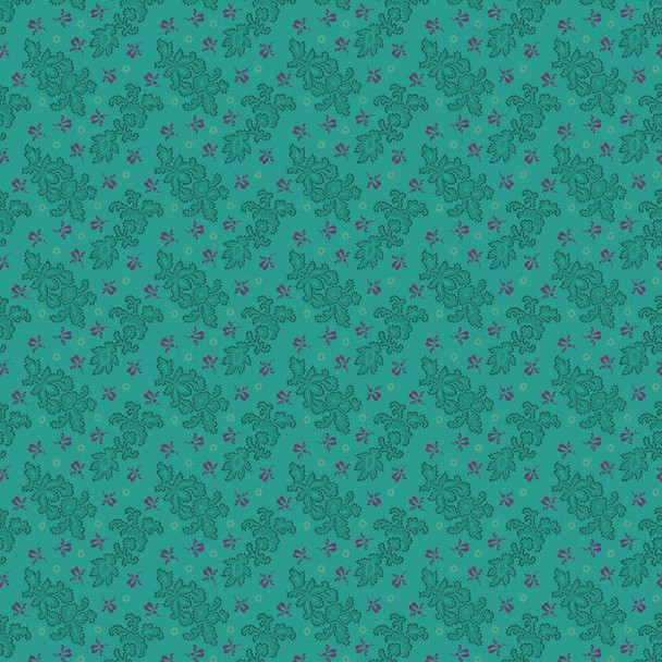 Benartex - Homestead Colonial - Lace - Teal