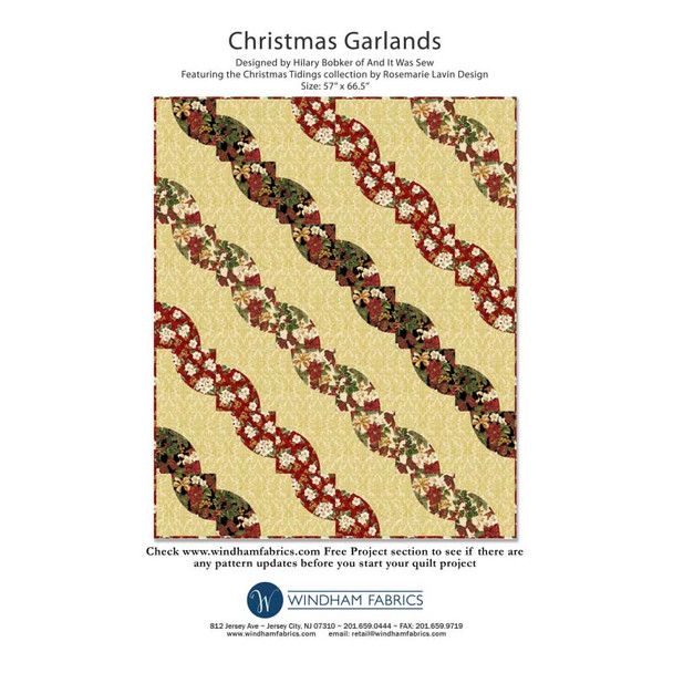Cover of the Windham Fabrics - Christmas Garland - Quilt Pattern pattern