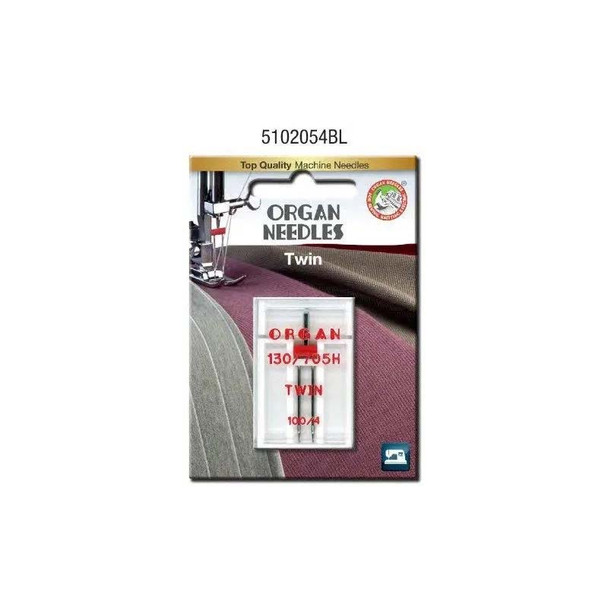 Organ - Twin Needles - 4.0mm Spacing - 100/16 - 1Pk | Sit n' Sew