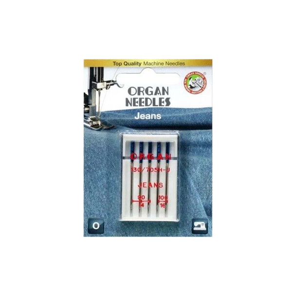Organ - Jeans Needles - Assorted Sizes - 5Pk | Sit n' Sew