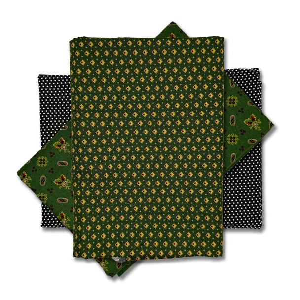 "Emerald Affair" - 3 Yard Fabric Bundle from Sit n' Sew Fabrics.