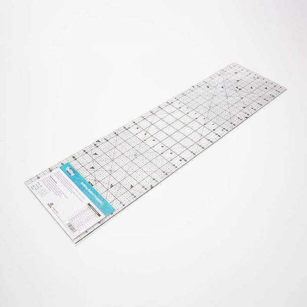 DQC 6.5 x 24 inch quilting ruler on white background