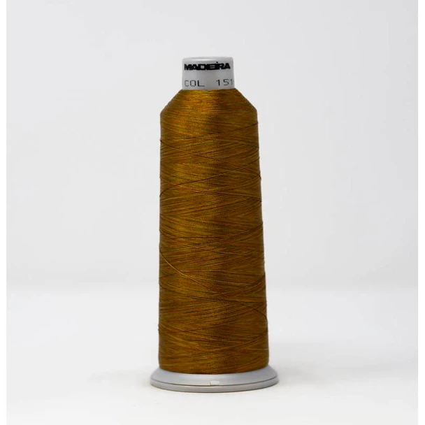 Madeira Polyneon 1510 Brown 5500-yard thread cone