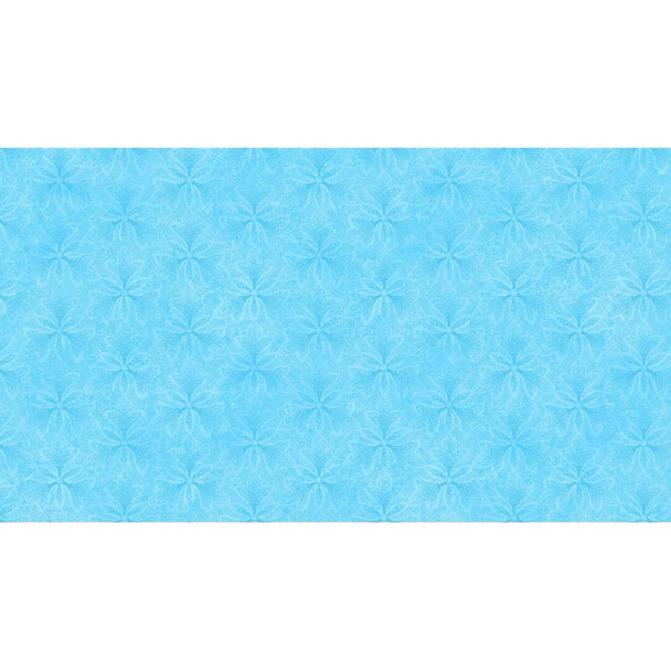 Maison Fleur blue fabric with subtle tonal starburst pattern