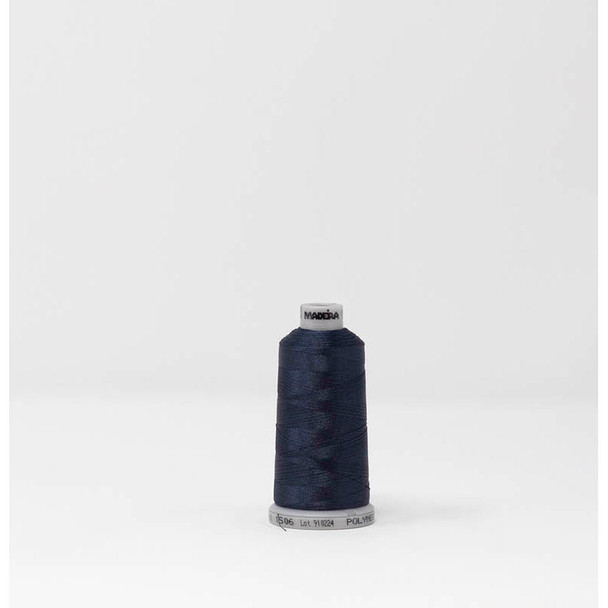 Madeira Polyneon 1506 Deep Steel Blue 1100-yard thread spool