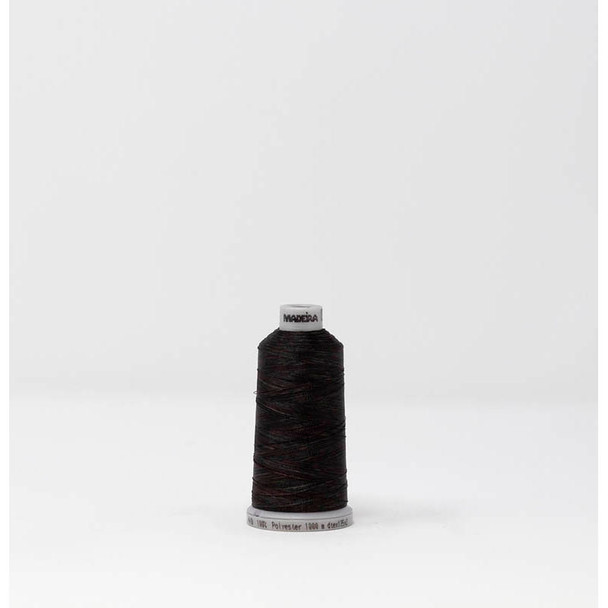 Madeira Polyneon 1515 Variegated Brown 1100-yard dark thread spool