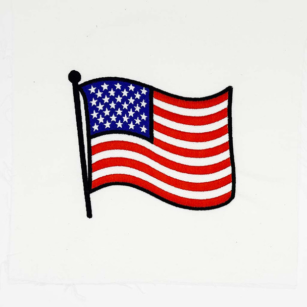 American Flag Embroidery Design – 2 Sizes Included (DST Download)