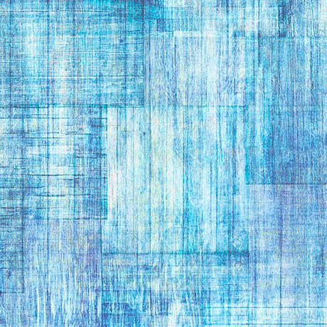 QT Fabrics - Into The Woods - Wood Texture - Blue