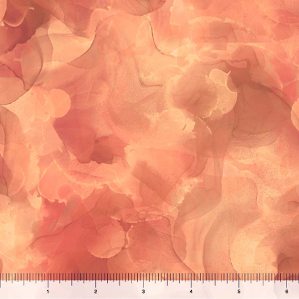 QT Fabrics - Aura - Watercolor Blender - Terracotta