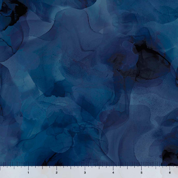 QT Fabrics - Aura 108 - Watercolor Blender - Midnight