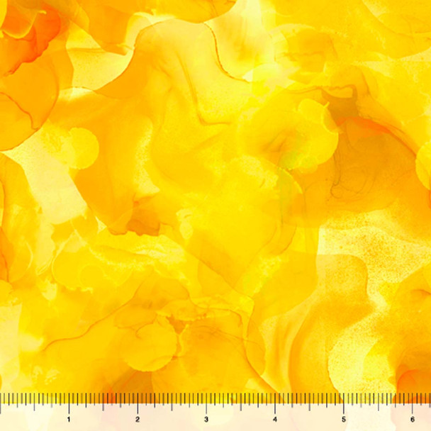 QT Fabrics - Aura - Watercolor Blender - Gold