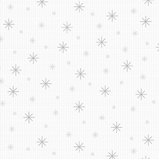 Benartex Refresh Sparkle Dot White fabric swatch
