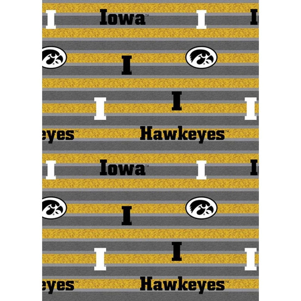 Sykel - NCAA: Iowa - Hawkeyes - Polo Stripe - Black/Yellow
