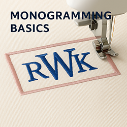 Monogramming Basics