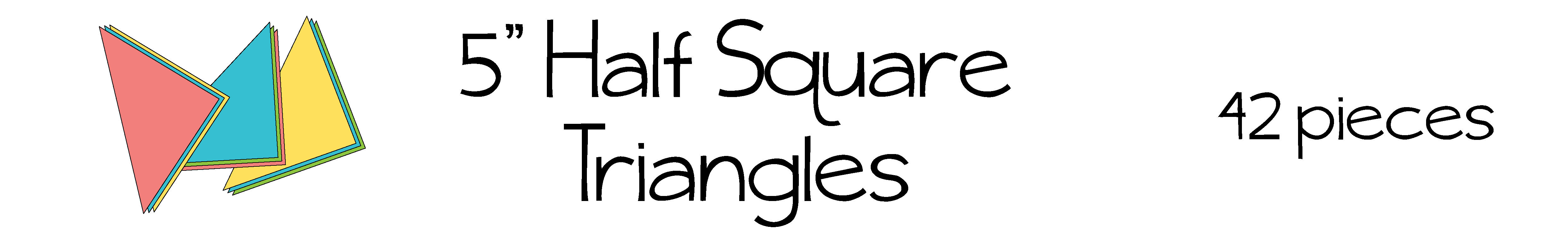 5" Half Square Triangles