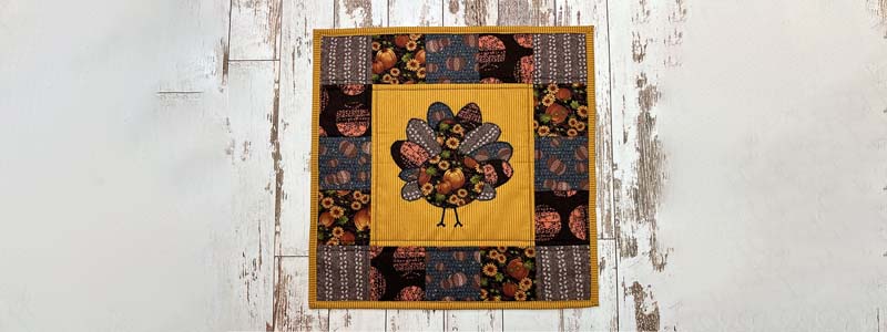 Turkey Traditions Quilted Table Topper NCU0PTT1553