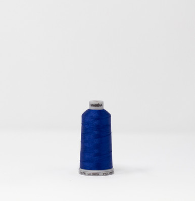 918-1676 5500 yard cone of #40 weight Hanukkah Blue polyester machine  embroidery thread.