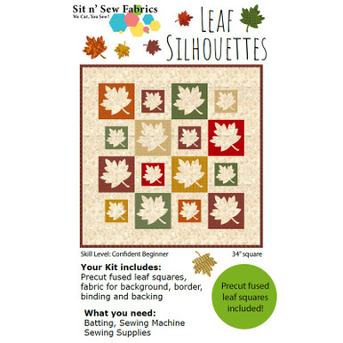 Sit n' Sew, Leaf Pile, Table Runner Quilt Kit