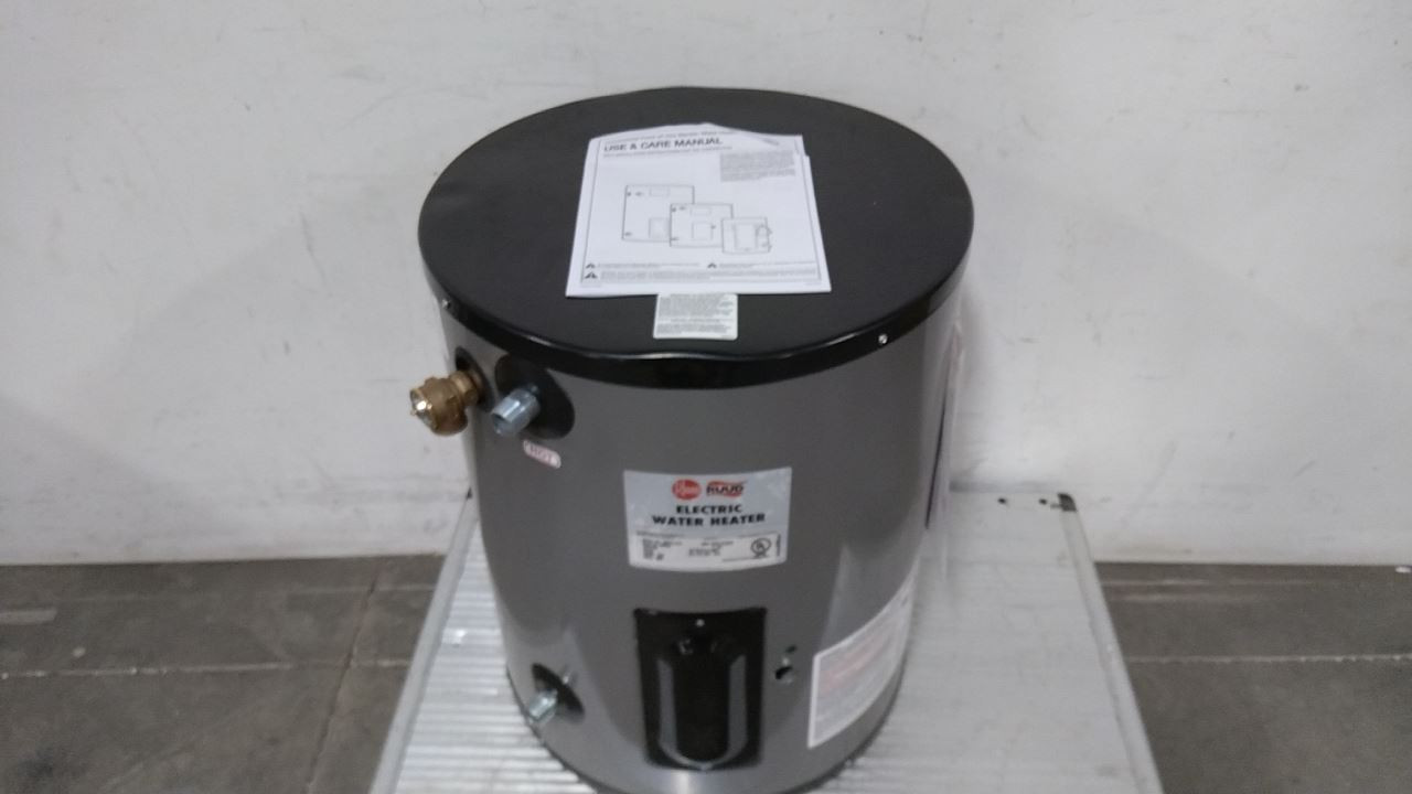 Hot Water Heater Electric, Rheem/6 Gallon/110V