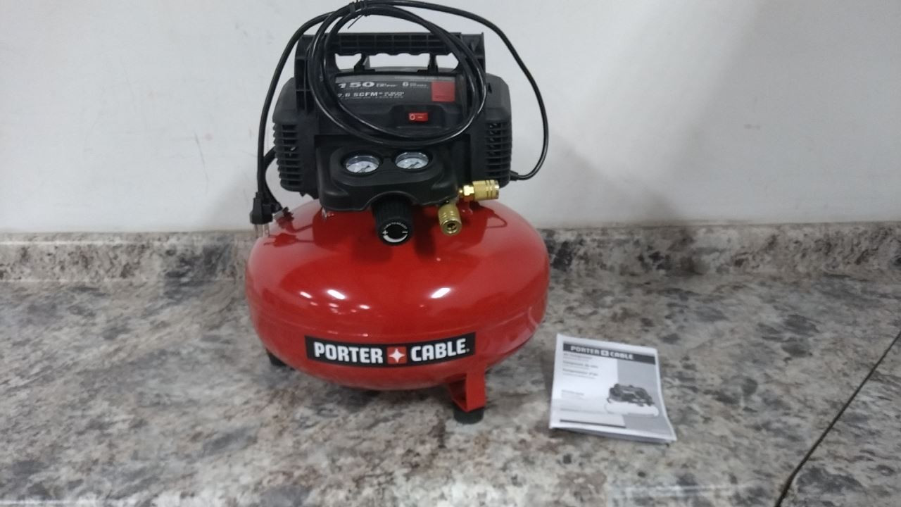 Porter Cable C2002 Portable Air Compressor: Oil Free, 6 gal