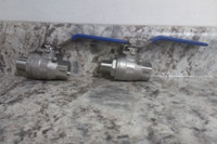 Midwest Control G-SSVM-50NLH 2 Pk 1/2 In Pipe Size FNPT x MNPT Ball Valve-97221154