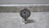 Ashcroft 25-1032S-L-15L-30IMV/0# 2.5 In Dial 0-30 In Hg Filled Sanitary Gauge-67494404