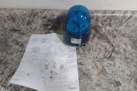 Schneider Electric XVR12B06S 24VAC/DC Blue LED Rotating Mirror Beacon-14678388