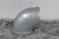 Anvil 0311003008 6 In Pipe Size Malleable Iron 90° Elbow-23971843