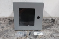 Wiegmann N412121208WC 12 x 12 x 8 In Gray Steel Wall Mount Enclosure-68336864