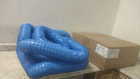Flexaust Co. Inc. 2480400401A 4 In Inside Dia 25 Ft L Blue Industrial Duct Hose-49687607