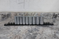 SK Professional Tools 4812 9 Pc 1/2 In Drive Size 12-Point SAE Deep Socket Set-31079338