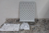 Dynalon 259184 24 x 17 x 17 In White Wall Mount Laboratory Drying Rack-22599584