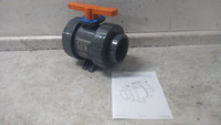 Hayward Flow Control TBH1400A0SV0000 4 In PVC Body Manual Two-Way Ball Valve-82014845