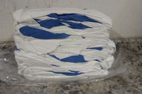 Dupont TD125SWBLG0025CM 25 Pk Size L Blue/White Zipper Closure Coveralls-26859256