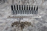 Proto J4770-11 11 Pc 1/4 In Drive Size Alloy Steel SAE Socket Bit Set-74885501