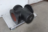 Keckley 81FFS-CI125P34-FBI-GFV 8 In Connection Size Cast Iron Basket Strainer-22581154