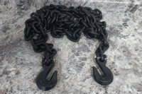 Peerless H3340-6124 1/2 In Trade Size 15 Ft Overall L Alloy Steel Straight Chain-50087745