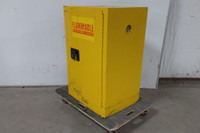 Sandusky SC12F 12 Gal Storage Capacity Yellow Flammables Safety Cabinet-87063479