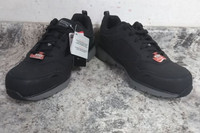 Skechers 196311585708 Size 14 W Men's Black/Charcoal Athletic Style Work Shoes-72257409