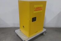 Sandusky SC12F-P 12 Gal Storage Capacity Yellow Flammables Safety Cabinet-99935811