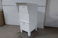 Salsbury Industries 4975WHT 49 In Height White Steel Free Standing Courier Box-65488196